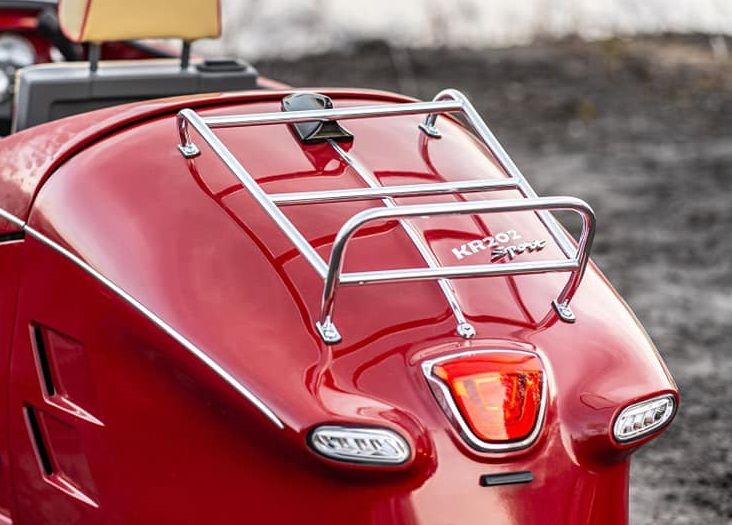 Messerschmitt Kabinenroller Chrome luggage rack